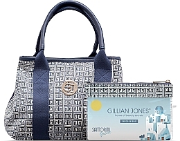 Fragrances, Perfumes, Cosmetics Cosmetic Bag Set, 2 pcs., 10020-13 - Gillian Jones Mary Bag Santorini Print