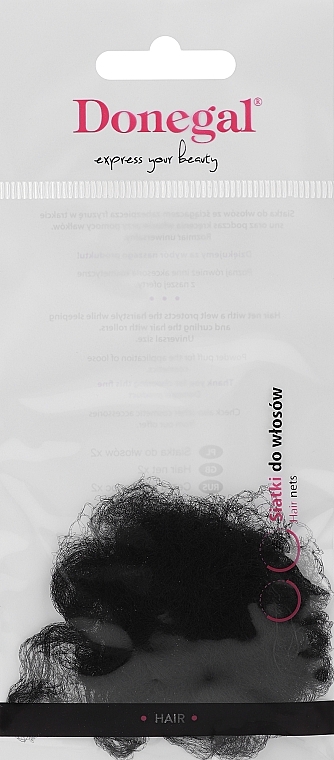 Hairnet, 5904, black - Donegal — photo N1