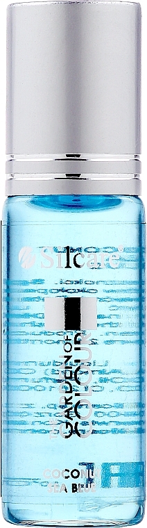 Nail & Cuticle Oil - Silcare The Garden of Colour Cuticle Oil Roll On Sea Blue Coconut — photo N1