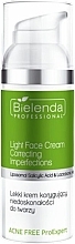 Fragrances, Perfumes, Cosmetics Anti-Imperfection Cream with Acids - Bielenda Professional Acne Free Pro Expert Light Face Cream Correcting Imperfections
