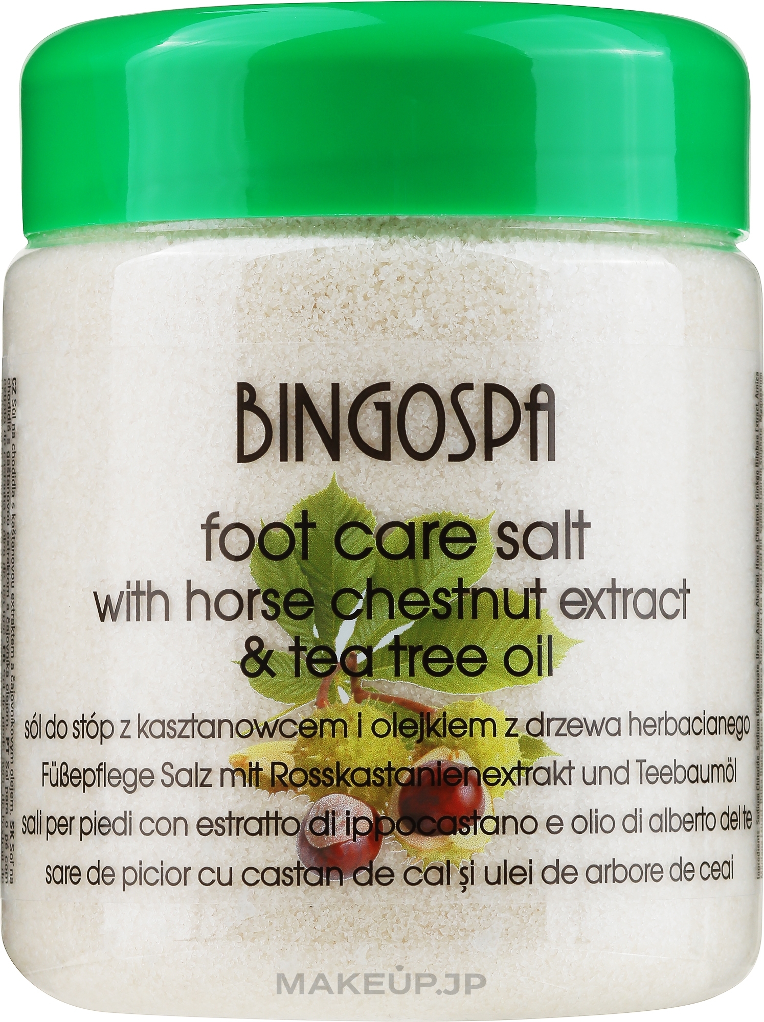 Foot Salt with Horse Chestnut Extract - BingoSpa Sea Salt — photo 550 g