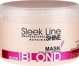 Hair Mask - Stapiz Sleek Line Blush Blond Mask — photo N1
