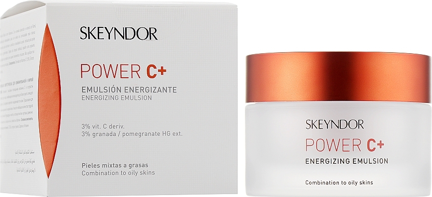 Antioxidant Brightening Emulsion SPF 15 - Skeyndor Energizing Cream SPF15 — photo N4