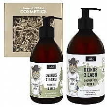 Fragrances, Perfumes, Cosmetics Set - LaQ Wild Boar Set (shm/300ml + sh/gel/500ml)