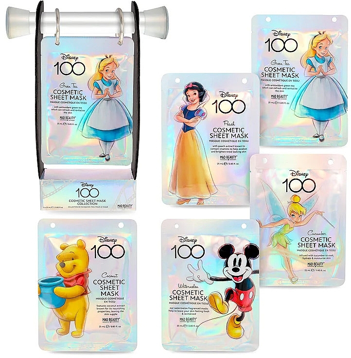 Face Mask Set - Mad Beauty Disney 100 Face Mask Collection (f/mask/5x25ml) — photo N2