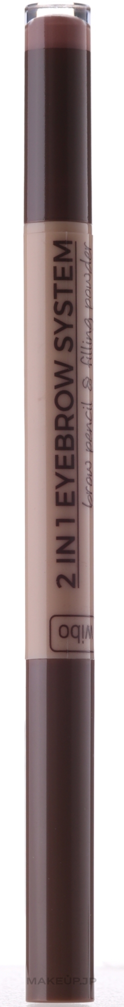 Brow Pencil - Wibo 2in1 Eyebrow System — photo 01