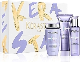 Fragrances, Perfumes, Cosmetics Set - Kerastase Blond Absolu Holidays Gift Set (shm/250ml + cond/250ml + serum/150ml)