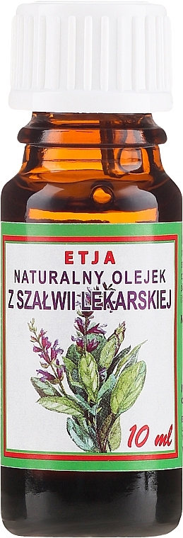 Sage Natural Essential Oil - Etja Natural Essential Oil — photo N2