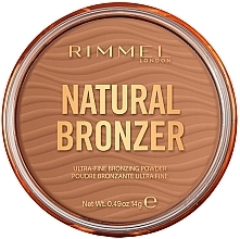 Bronzing Powder - Rimmel Natural Bronzer Waterproof Powder — photo N1