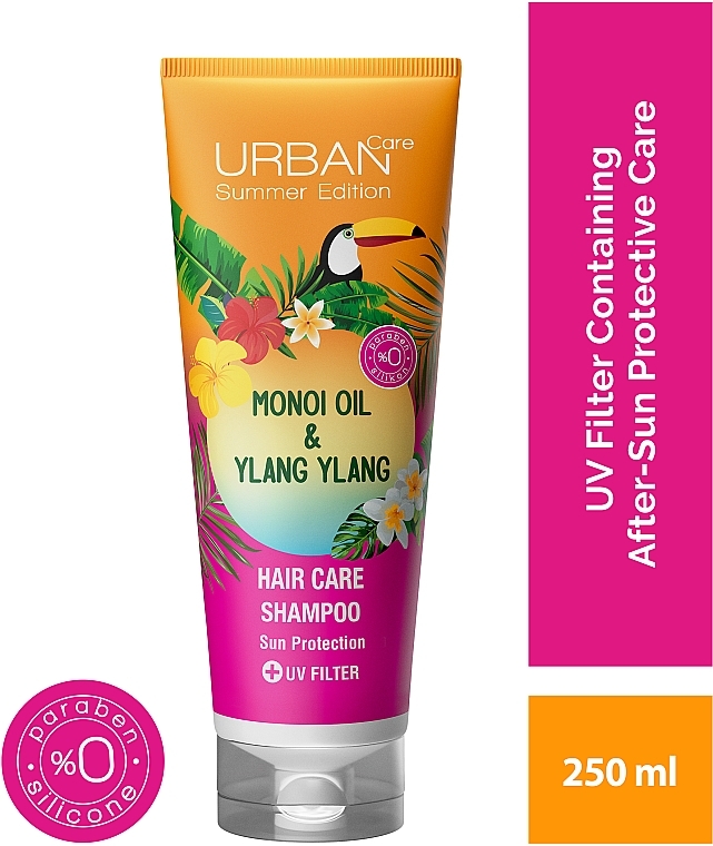 Monoi & Ylang-Ylang Shampoo - Urban Care Monoi & Ylang Ylang Hair Shampoo — photo N2