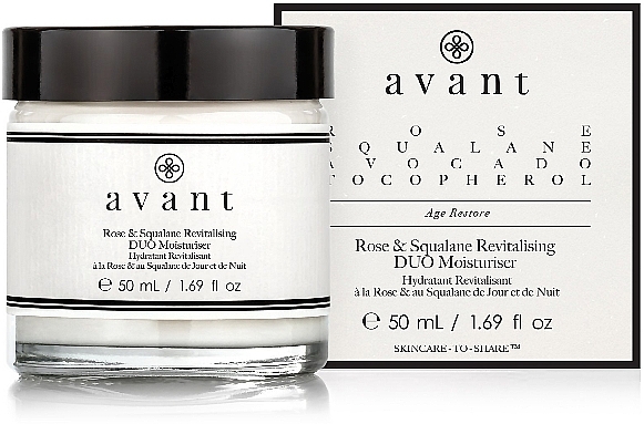 Revitalising Moisturizing Cream - Avant Rose & Squalane Revitalising DUO Moisturiser — photo N1