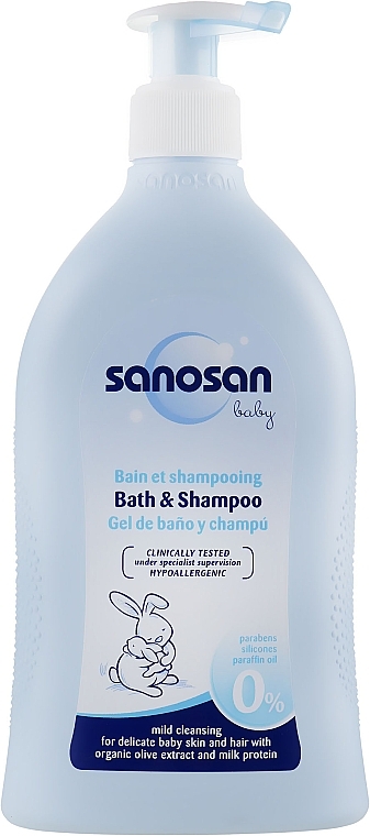 Baby Shampoo & Bathing Gel 2in1 - Sanosan Baby Bath & Shampoo — photo N3