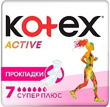 Fragrances, Perfumes, Cosmetics Sanitary Pads, 7 pcs - Kotex Active Super