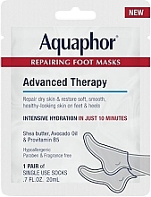 Fragrances, Perfumes, Cosmetics Foot Peeling Socks - Eucerin Aquaphor Repairing Foot Mask Advanced Therapy