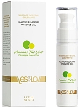 Fragrances, Perfumes, Cosmetics 3-in-1 Universal Massage Gel 'Pineapple & Green Tea' - YESforLOV Allover Delicious Massage Gel