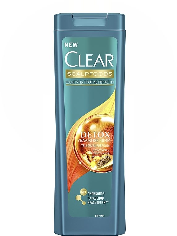 Detox Shampoo 'Anti-Dandruff Moisturizer' - Clear Vita Abe — photo N2