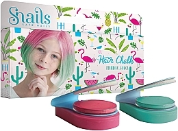 Kids Hair Chalk - Snails Hair Chalk Flamingo — photo N3