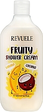 Banana & Coconut Shower Cream - Revuele Fruity Shower Cream Banana & Coconut — photo N1