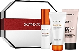 Fragrances, Perfumes, Cosmetics Set - Skeyndor Power C+ Set 2022 (cr/50 ml + serum/30 ml + dd/cr/40 ml)