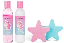 Set, 4 products - Martinelia Little Unicorn Bath & Shower Set — photo N2