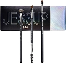 Makeup Brush Set, T326, 3 pcs - Jessup — photo N1