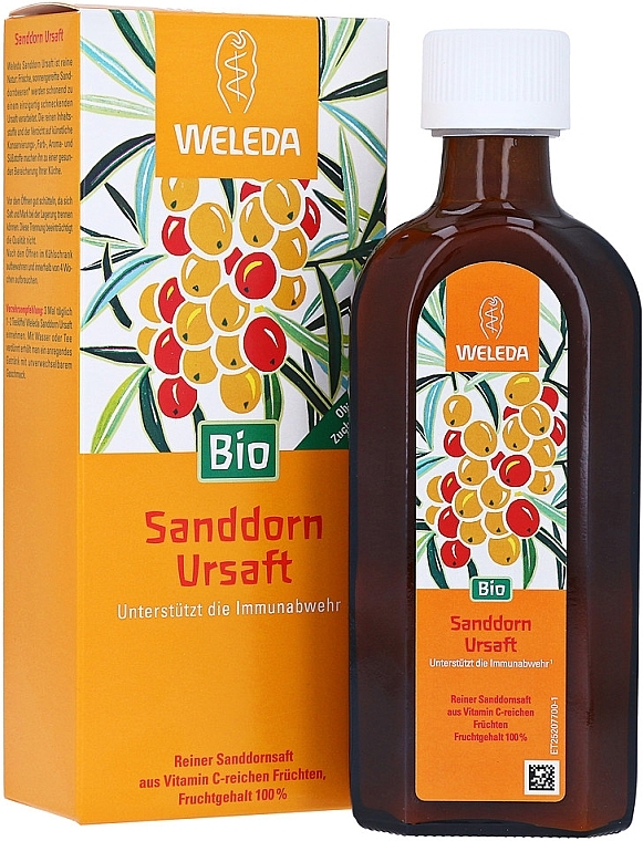 Dietary Supplement "Sea Buckthorn" - Weleda Bio Sanddorn Ursaft — photo N1