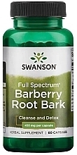 Barberry Root Bark Herbal Supplement  - Swanson Full Spectrum Barberry Root Bark 450 mg — photo N1