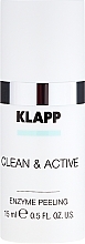Fragrances, Perfumes, Cosmetics Face Enzyme MPeeling Mask - Klapp Clean & Active Enzyme Peeling