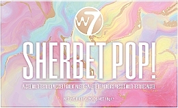 Eyeshadow Palette - W7 Sherbet Pop! Pressed Pigment Palette — photo N2