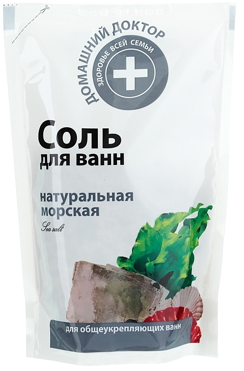 Natural Bath Sea Salt - Domashniy Doktor (doy-pack) — photo N1