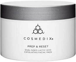 Dual-sided Exfoliating Face Pads - Cosmedix Prep & Reset Dual-Sided Lactic Acid Exfoliating Facial Pads — photo N1