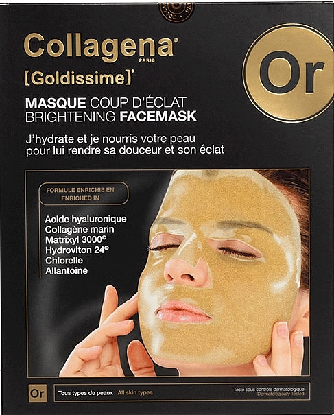 Brightening Face Mask - Collagena Paris Goldissime Brightening Face Mask — photo N1