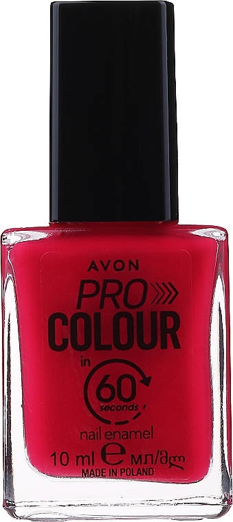 60 Seconds Nail Polish - Avon Pro Colour In 60 Seconds Nail Enamel — photo N1