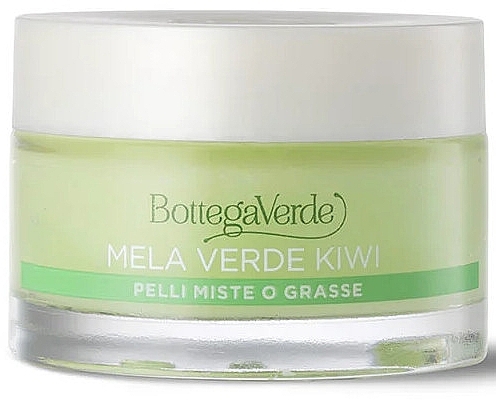 Green Apple & Kiwi Gel Cream for Combination & Oily Skin - Bottega Verde Beauty Extracts Green Apple & Kiwi Face Gel Cream — photo N1