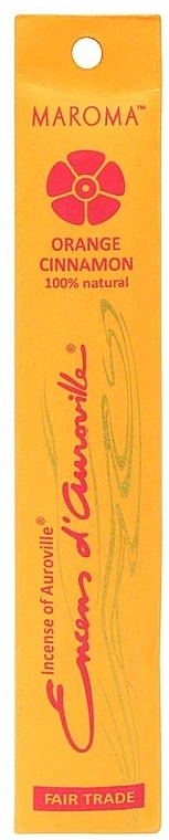 Orange & Cinnamon Incense Sticks - Maroma Encens d'Auroville Stick Incense Orange Cinnamon — photo N1