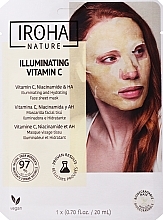 Fragrances, Perfumes, Cosmetics Face Sheet Mask - Iroha Nature Brightening Vitamin C Tissue Face Mask