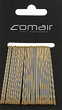Hair Grips "Classic", straight 7cm, golden - Comair — photo N1