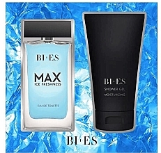 Fragrances, Perfumes, Cosmetics Bi-Es Max Ice Freshness Set	 - Set (edt/90ml + sh/gel/150ml)	