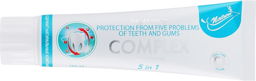 5in1 Toothpaste - Bioton Cosmetics Biosense Complex 5 in 1 Tooth Paste — photo N2