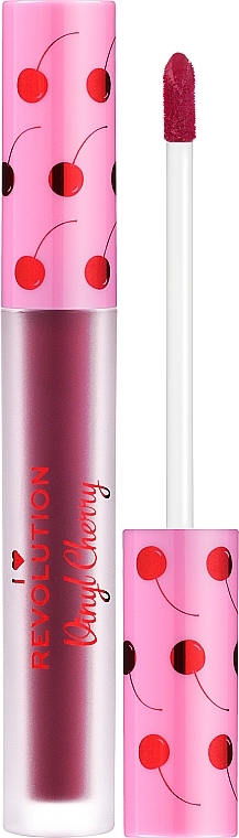 Liquid Lipstick - I Heart Revolution Vinyl Cherry Liquid Lipstick — photo N4