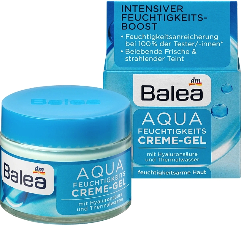 Face Cream-Gel - Balea Aqua Moisture Cream Gel — photo N1