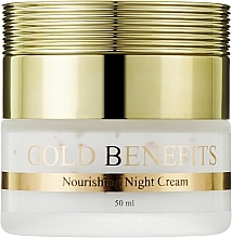 Fragrances, Perfumes, Cosmetics Nourishing Night Cream - Sea of Spa 24K Gold Gold Benefits Omega & Hyaluronic Acid Nourishing Night Cream