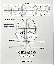 Fragrances, Perfumes, Cosmetics Facial Sheet Mask - Boutijour X-Lifting Mask Hydrogel Lifting Patch