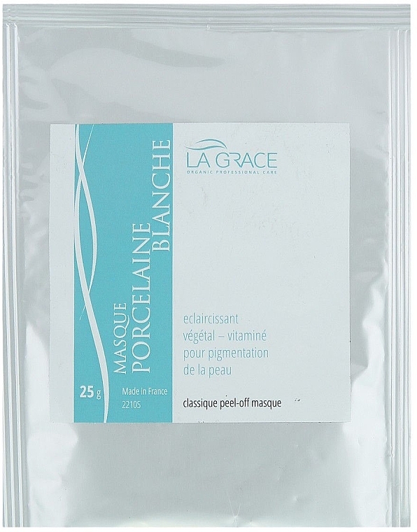 White Porcelain Alginate Mask - La Grace Masque Porcelaine Blanche — photo N1