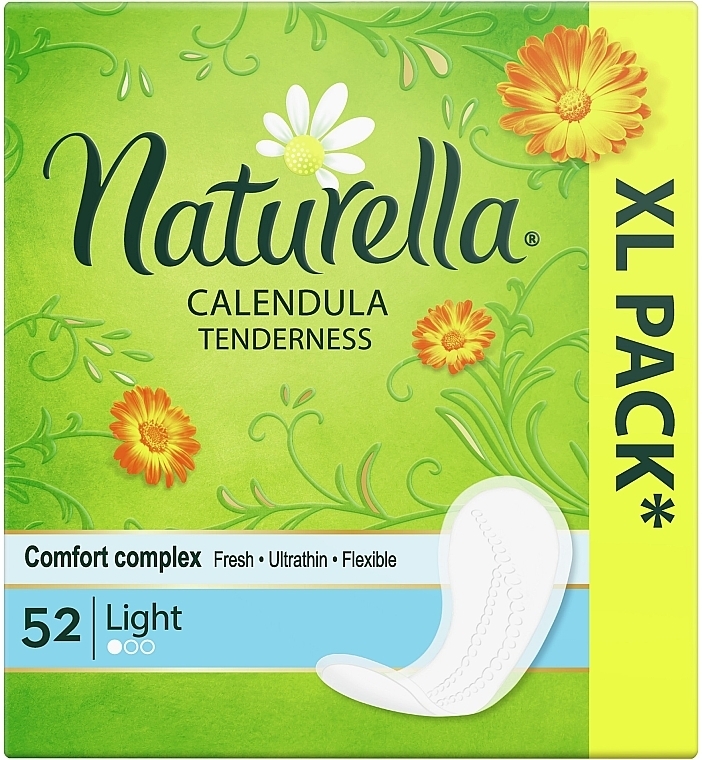 Daily Liners "Calendula Softness", 52 pcs - Naturella Calendula Tenderness Light — photo N1