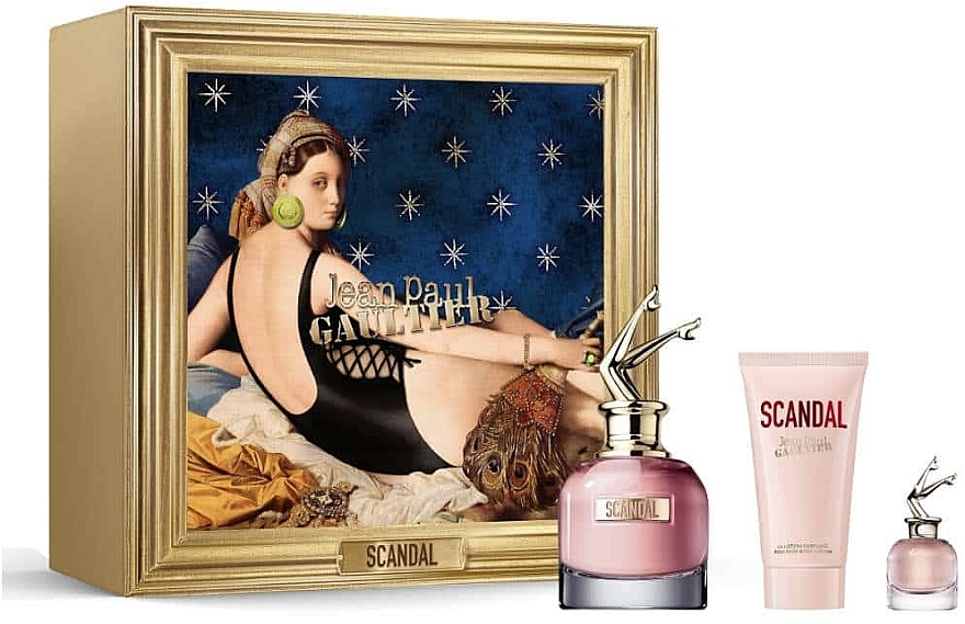 Jean Paul Gaultier Scandal - Set (edp/50ml+b/lot/75ml+edp/6ml) — photo N1