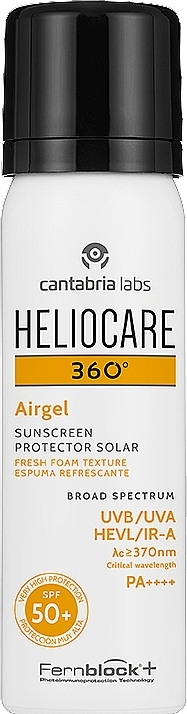 Anti Sun Radiation Protective Care SPF 50 - Cantabria Labs Heliocare 360° Airgel — photo N2