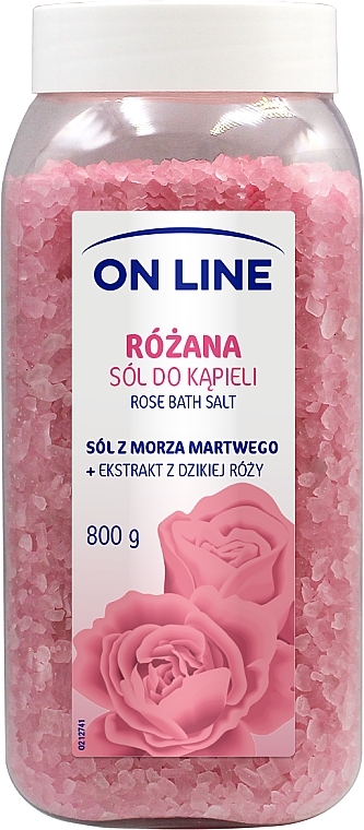 Bath Salt "Rose" - On Line Rose Bath Sea Salt — photo N1