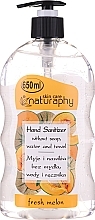 Alcohol Hand Gel Sanitizer with Melon Scent - Naturaphy Alcohol Hand Sanitizer With Fresh Melon Fragrance — photo N1