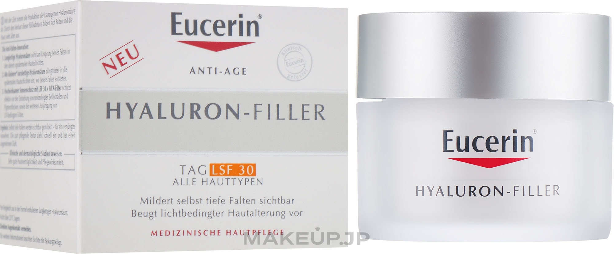 Day Cream for Face - Eucerin Hyaluron-Filler Day SPF 30 — photo 50 ml